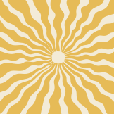 A3 Poster - Square - Yellow Sun